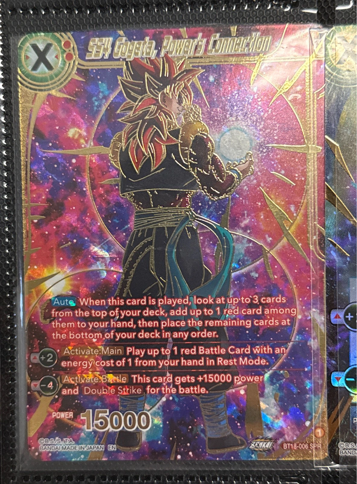 SS4 Gogeta, Power's Connection - Zenkai #BT18-006 SPR