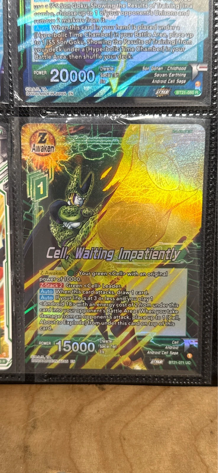 Cell, Waiting Impatiently - Zenkai #BT21-071