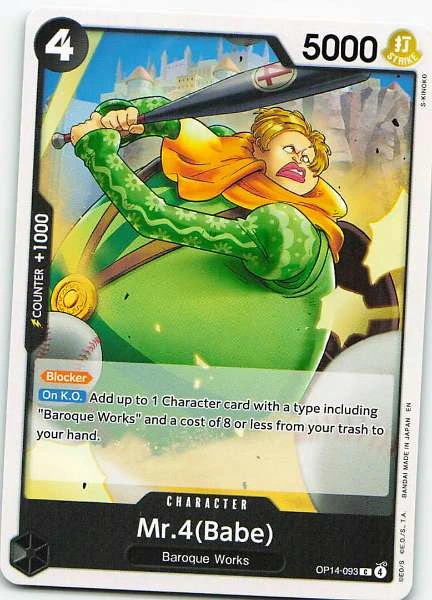 Mr.4(Babe) - 2D Future #OP14-093