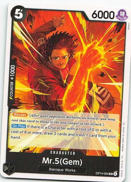 Mr.5(Gem) - 500 Years in the Future #OP07-094