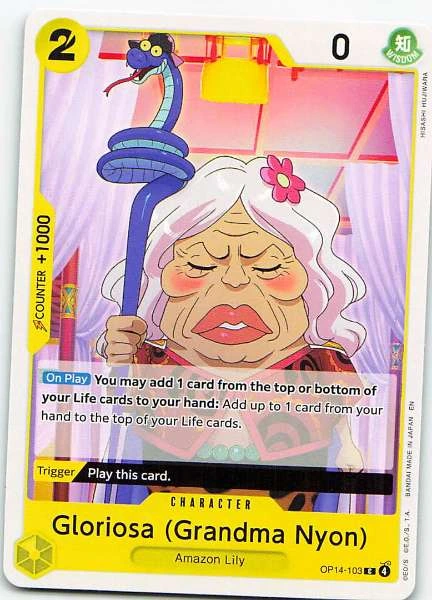 Gloriosa (Grandma Nyon) - 500 Years in the Future #OP07-103