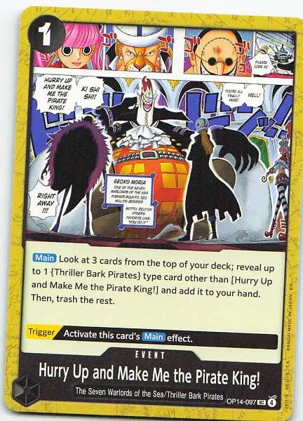 Hurry Up and Make Me the Pirate King! - 2D Years Later #OP14-097