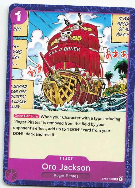 Oro Jackson - Wings of the Captain #OP13-078