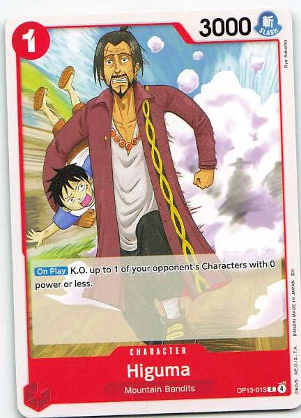 Higuma - Wings of the Captain #OP13-013