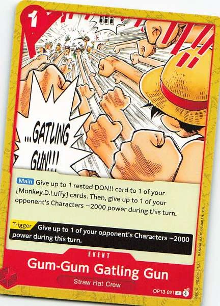 Gum-Gum Gatling Gun - Wings of the Captain #OP13-021