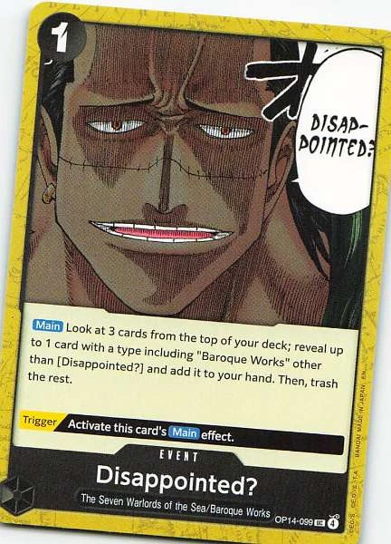Disappointed? - Future Horizons #OP14-099