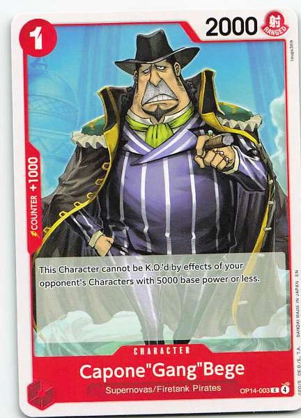 Capone"Gang"Bege - 2D Memories #OP14-003