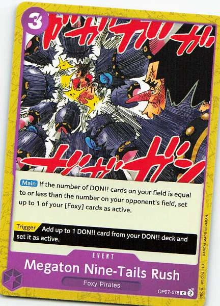 Megaton Nine-Tails Rush - 500 Years in the Future #OP07-078