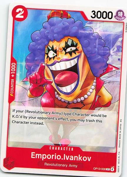 Emporio.Ivankov - One Piece Card Game #OP13-008