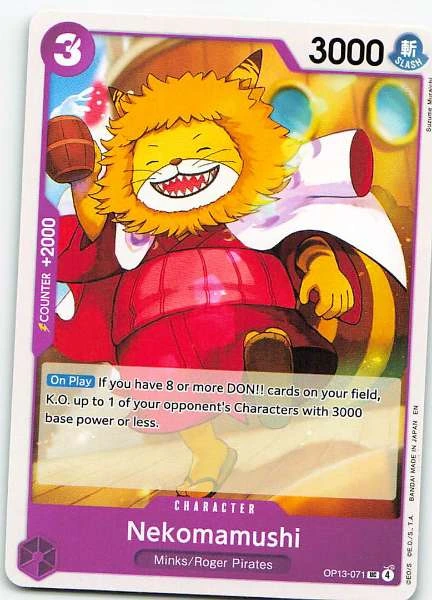 Nekomamushi - Wings of the Captain #OP13-071