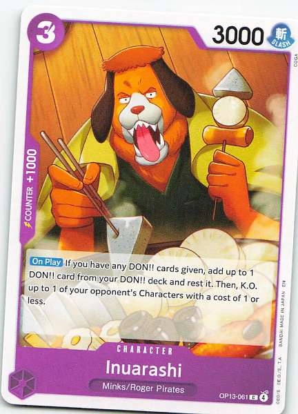 Inuarashi - One Piece Card Game #OP13-061