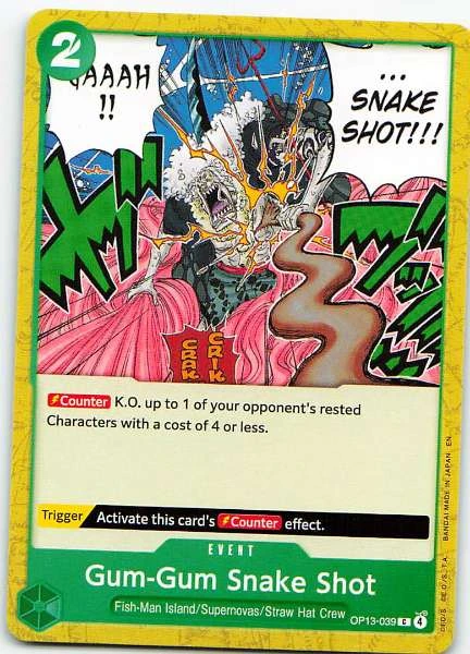 Gum-Gum Snake Shot - Awakening of the New Era #OP03-039