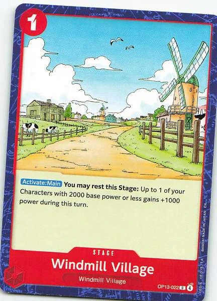 Windmill Village - Awakening of the New Era #OP13-022