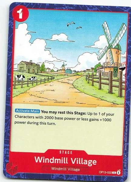 Windmill Village - Future Foundations #OP13-022