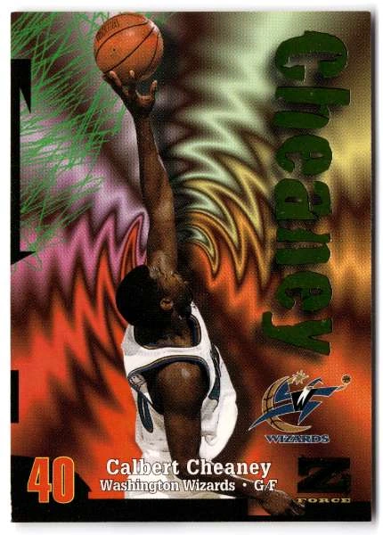 Calbert Cheaney - 1997-98 SkyBox Z-Force #153