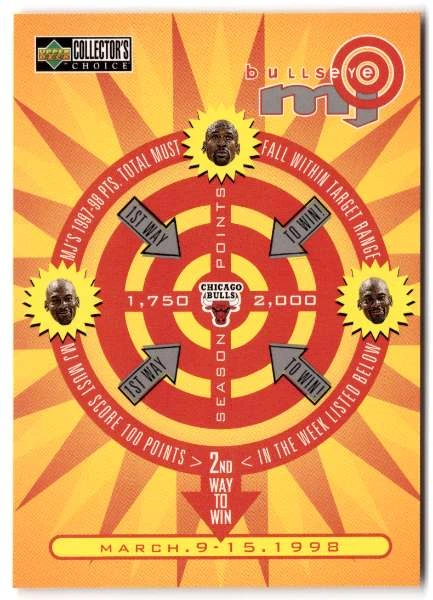 Michael Jordan Bullseye - 1997-98 Collector's Choice #B11