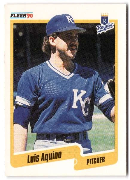Luis Aquino - 1990 Fleer #101