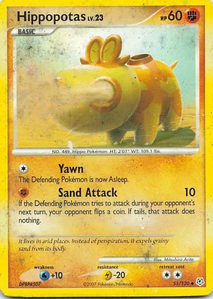 Hippopotas - Diamond & Pearl #51/130