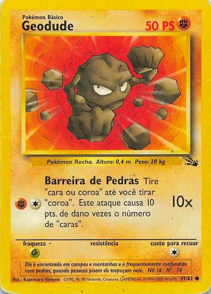 Geodude (Spanish) - Fossil #47/62