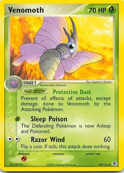 Venomoth - EX FireRed & LeafGreen #49/112