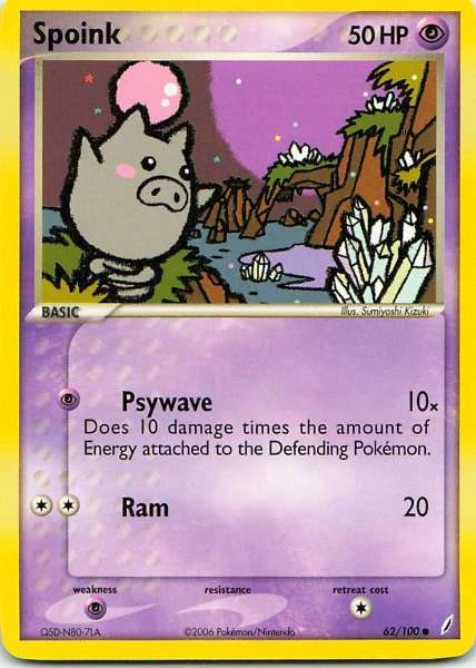 Spoink - EX Holon Phantoms #62/100