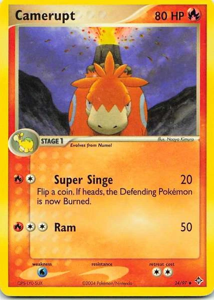 Camerupt - EX Team Magma vs Team Aqua #24/97