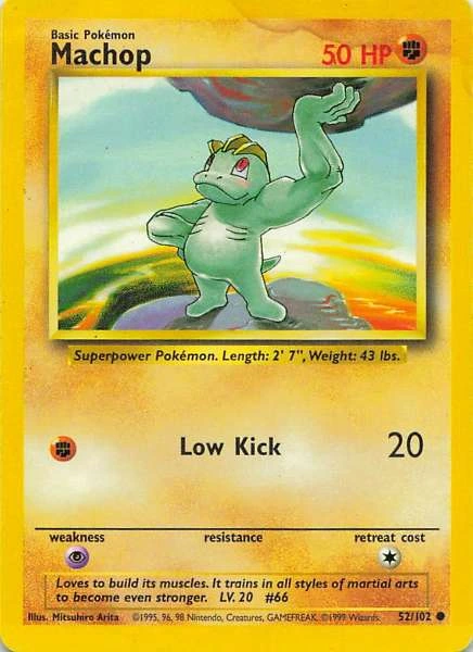 Machop - Base Set #52/102