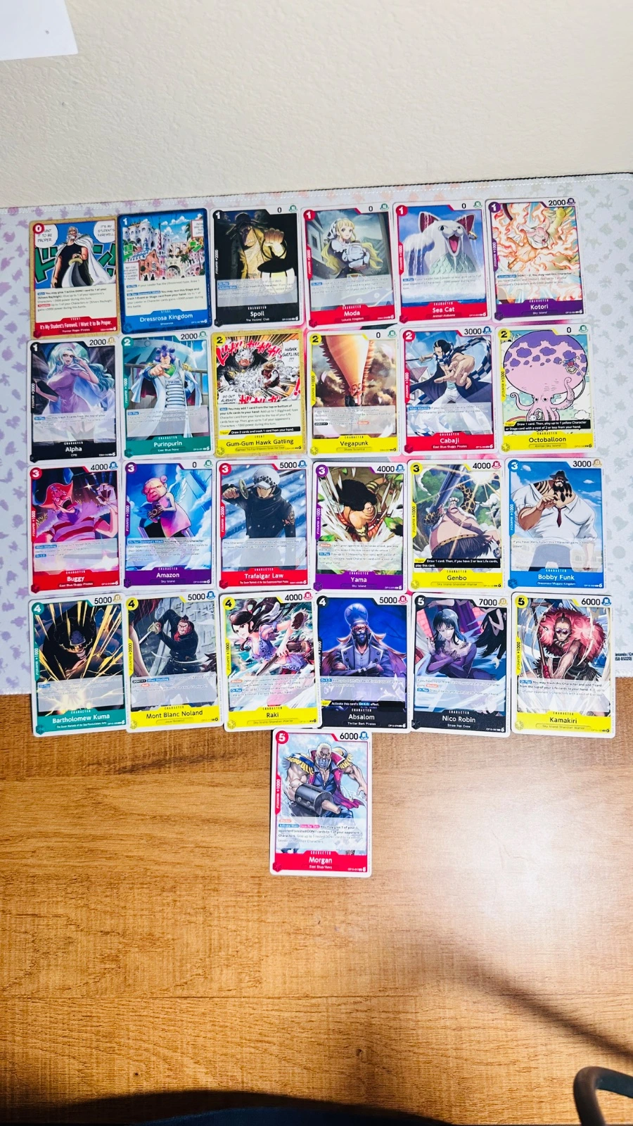 One Piece 70 Card Lot (Common,Uncommon,Leader)