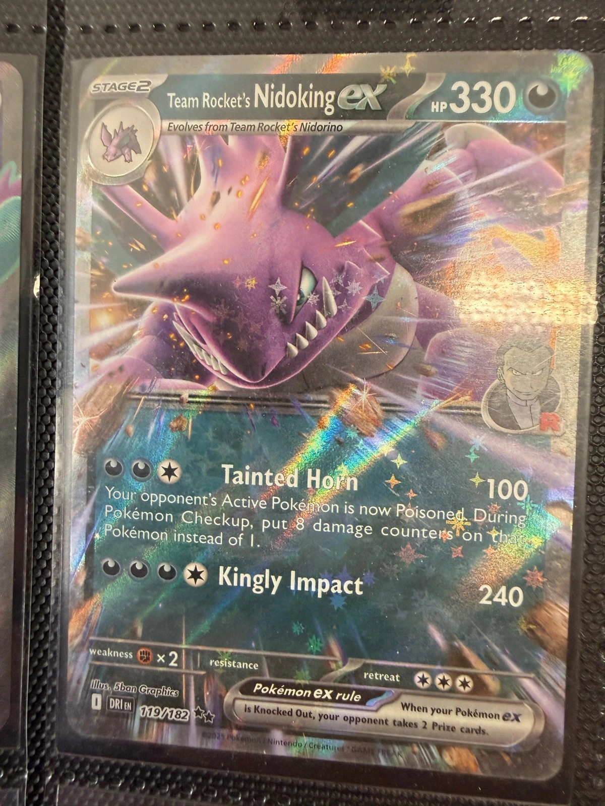 Team Rocket's Nidoking ex - Destined Rivals #119/182