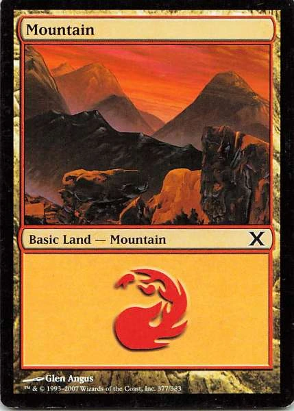 Mountain - Tenth Edition #377/383