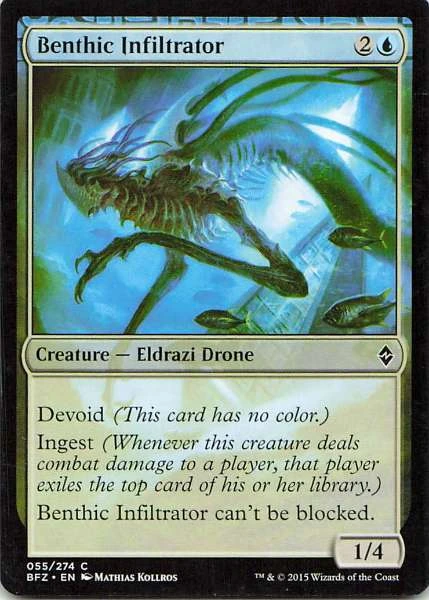 Benthic Infiltrator - Battle for Zendikar #055/274