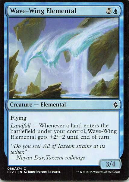 Wave-Wing Elemental - Battle for Zendikar #088/274