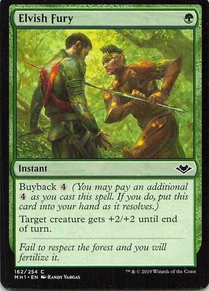 Elvish Fury - Modern Horizons #162/254