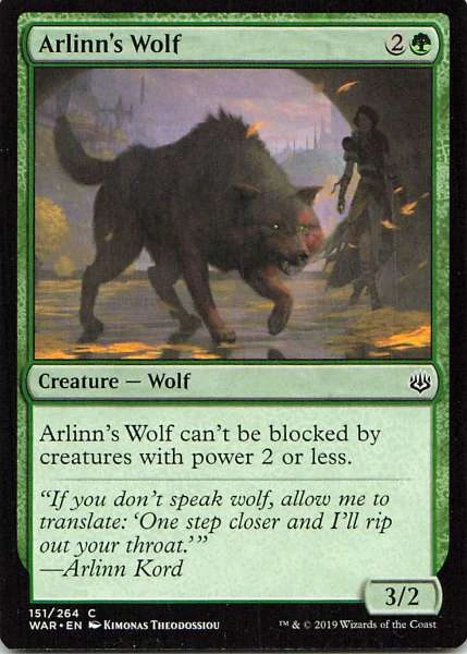 Arlinn's Wolf - War of the Spark #151/264
