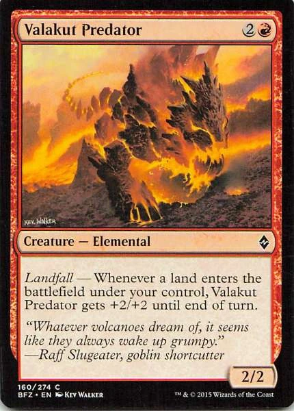 Valakut Predator - Battle for Zendikar #160/274