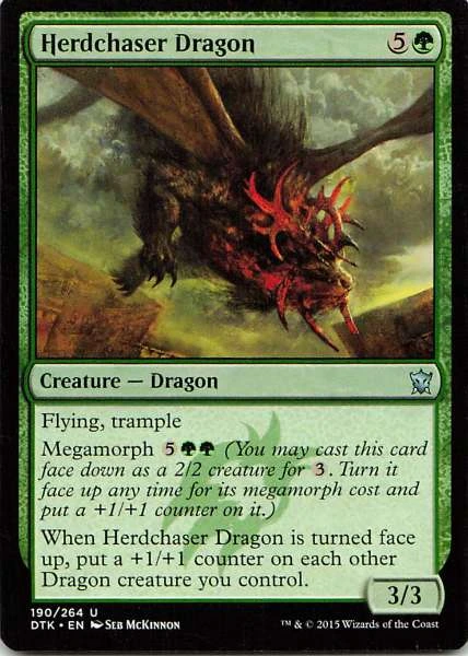 Herdchaser Dragon - Dragons of Tarkir #190/264