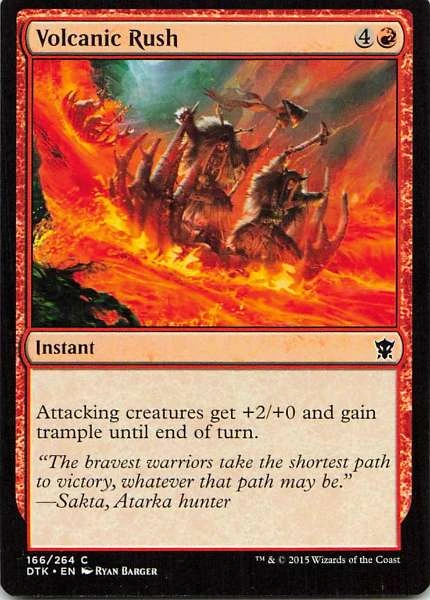 Volcanic Rush - Dragons of Tarkir #166/264