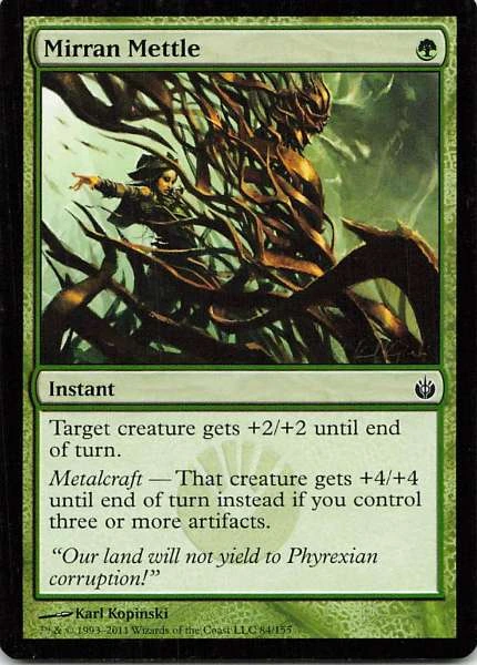 Mirran Mettle - Mirrodin Besieged #84/155