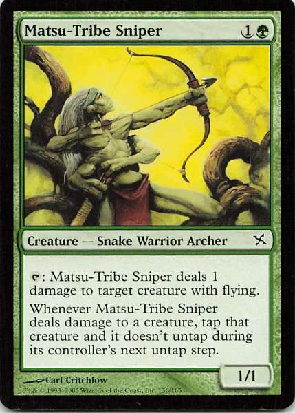 Matsu-Tribe Sniper - Betrayers of Kamigawa #136/165