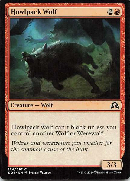 Howlpack Wolf - Shadows over Innistrad #164/297