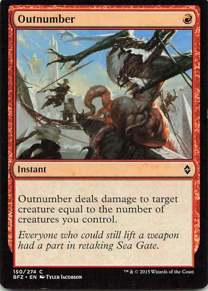 Outnumber - Battle for Zendikar #150/274