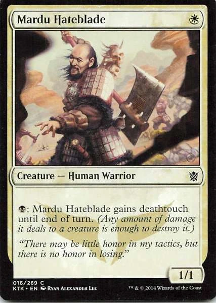 Mardu Hateblade - Khans of Tarkir #016/269