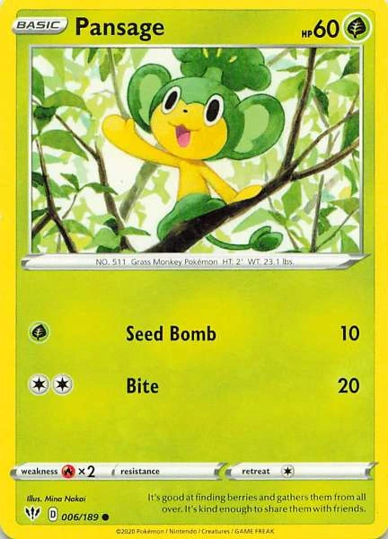 Pansage - Vivid Voltage #006/189