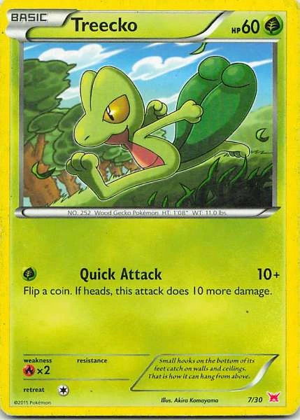 Treecko - Double Crisis #7/30