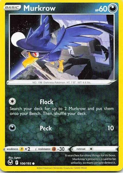 Murkrow - Silver Tempest #106/195