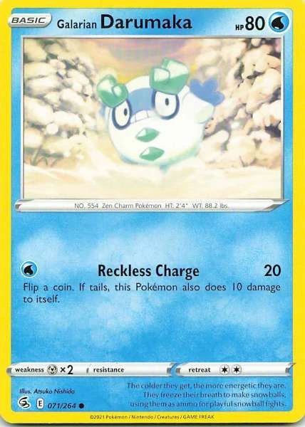 Galarian Darumaka - Fusion Strike #071/264