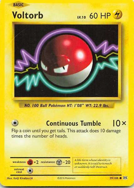 Voltorb - XY Evolutions #39/108