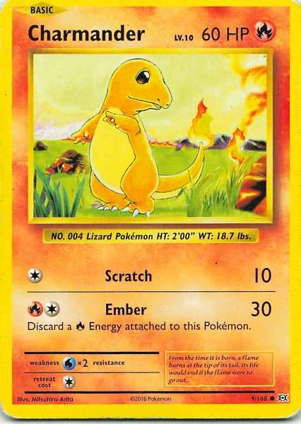 Charmander - Pokémon Evolutions #9/108