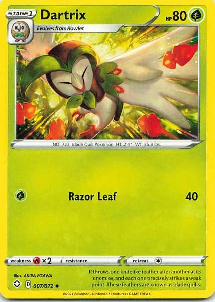 Dartrix - Pokémon Shining Fates #007/072