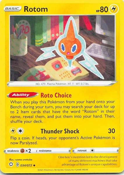 Rotom - Pokémon #034/072